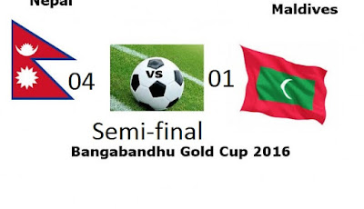 nepal entered final of bangabandhu gold cup defeating madives