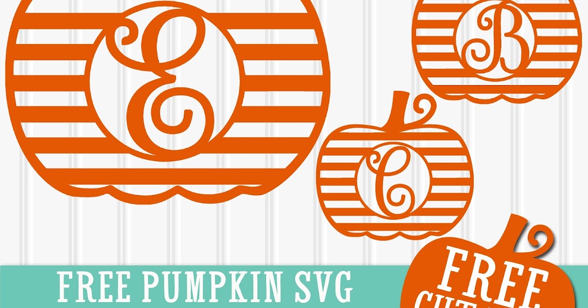 Make It Create Free Cut Files And Printables Free Pumpkin Svg Letter Set