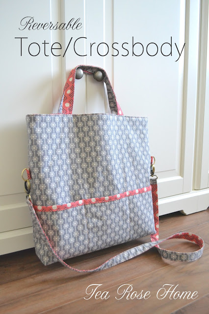 ModeS Fabric Review ~ Reversable Tote/Crossbody Bag Tutorial | Tea Rose Home | Bloglovin’