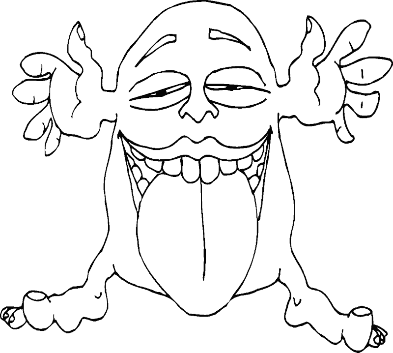 Coloring Pages Of Monsters - Best Coloring Pages Collections