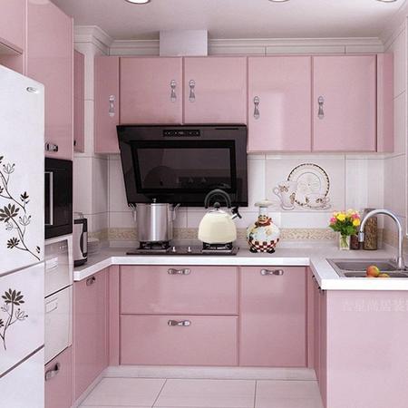 15 Contoh Desain Dapur Warna Pink Yang Cantik Dan Bergaya Modern