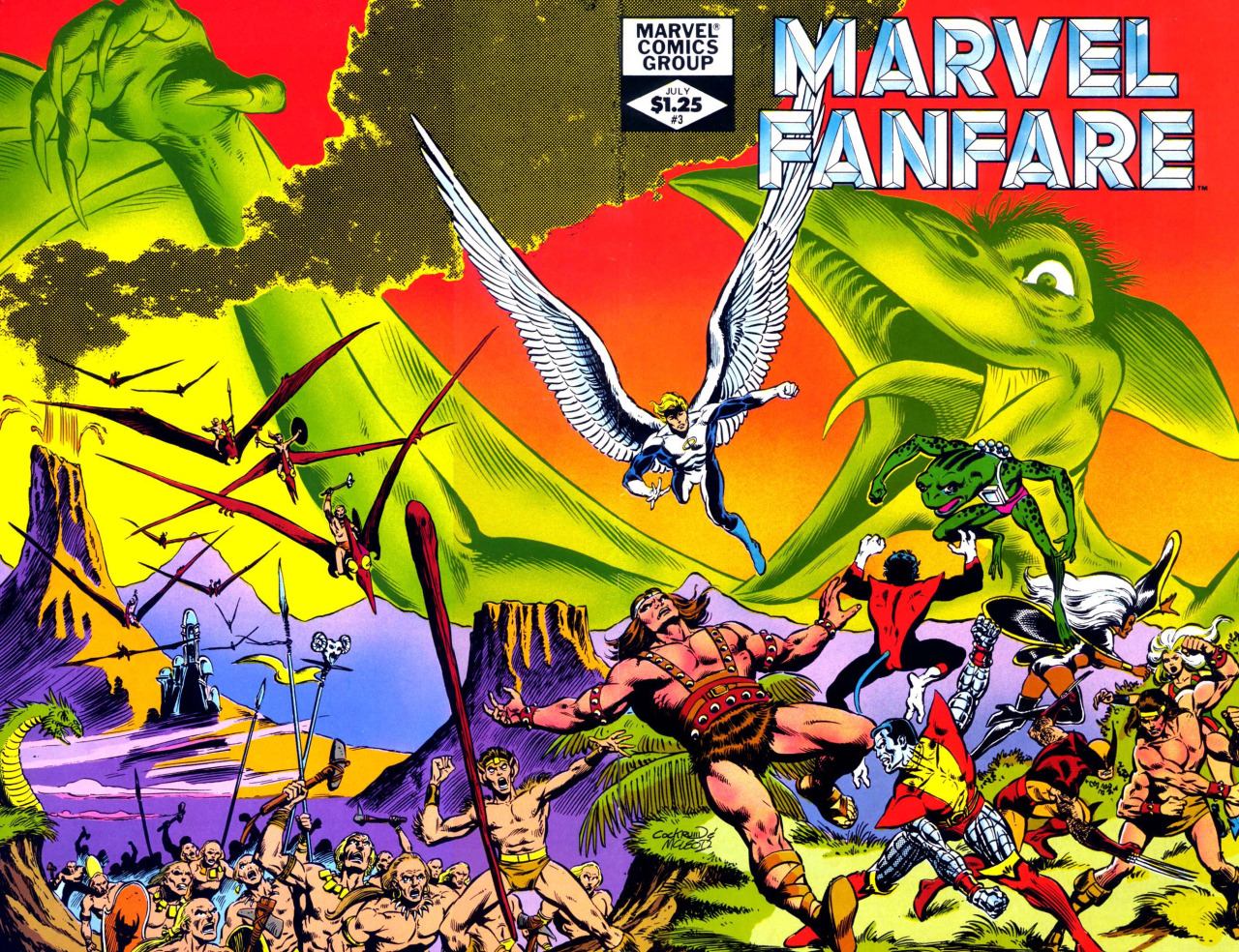 The Dork Review Rob's Room Wraparound Covers of Marvel Fanfare