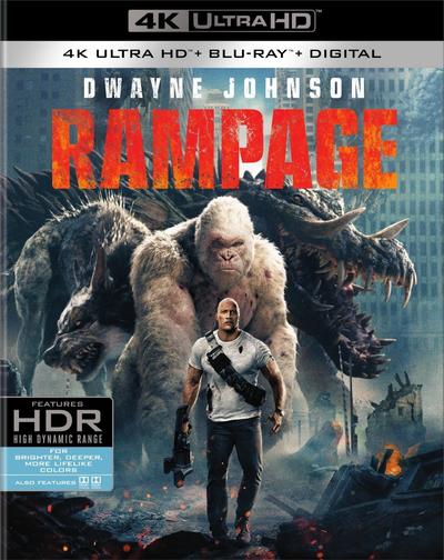 Rampage (2018) 2160p HDR BDRip Dual Latino-Inglés [Subt. Esp] (Acción. Ciencia Ficción)