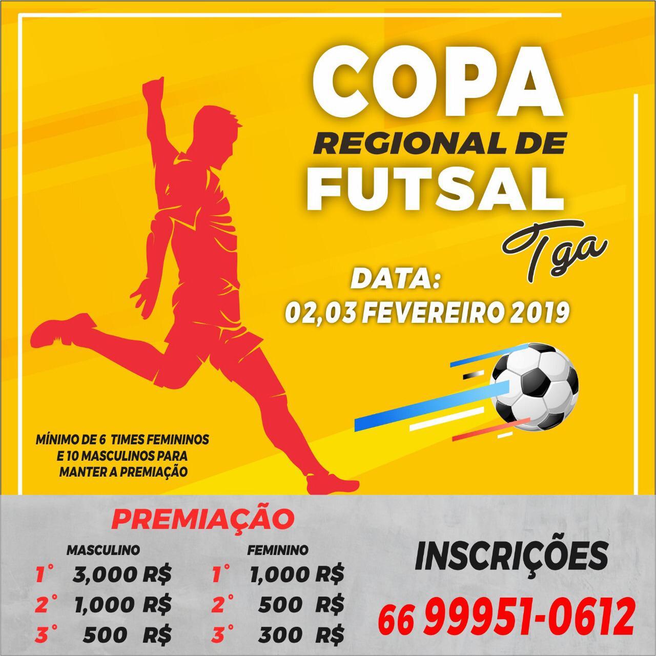 Equipes de futsal feminino e masculino adulto de Vargeão se