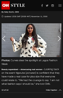 1 Latasha Ngwube and her new project 'About That Curvy Life' featured on CNN