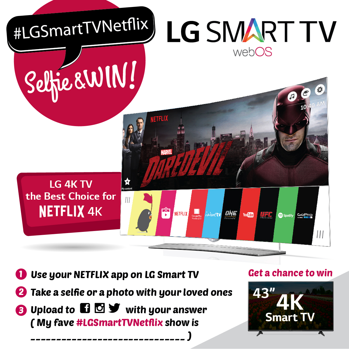 LG Smart TV Netflix Promo
