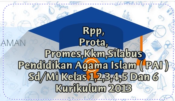 Download Rpp,Prota,Promes,Kkm,Silabus Pendidikan Agama Islam ( PAI ) Sd/Mi Kelas 1,2,3,4,5 Dan 6 Kurikulum 2013 Revisi 2017
