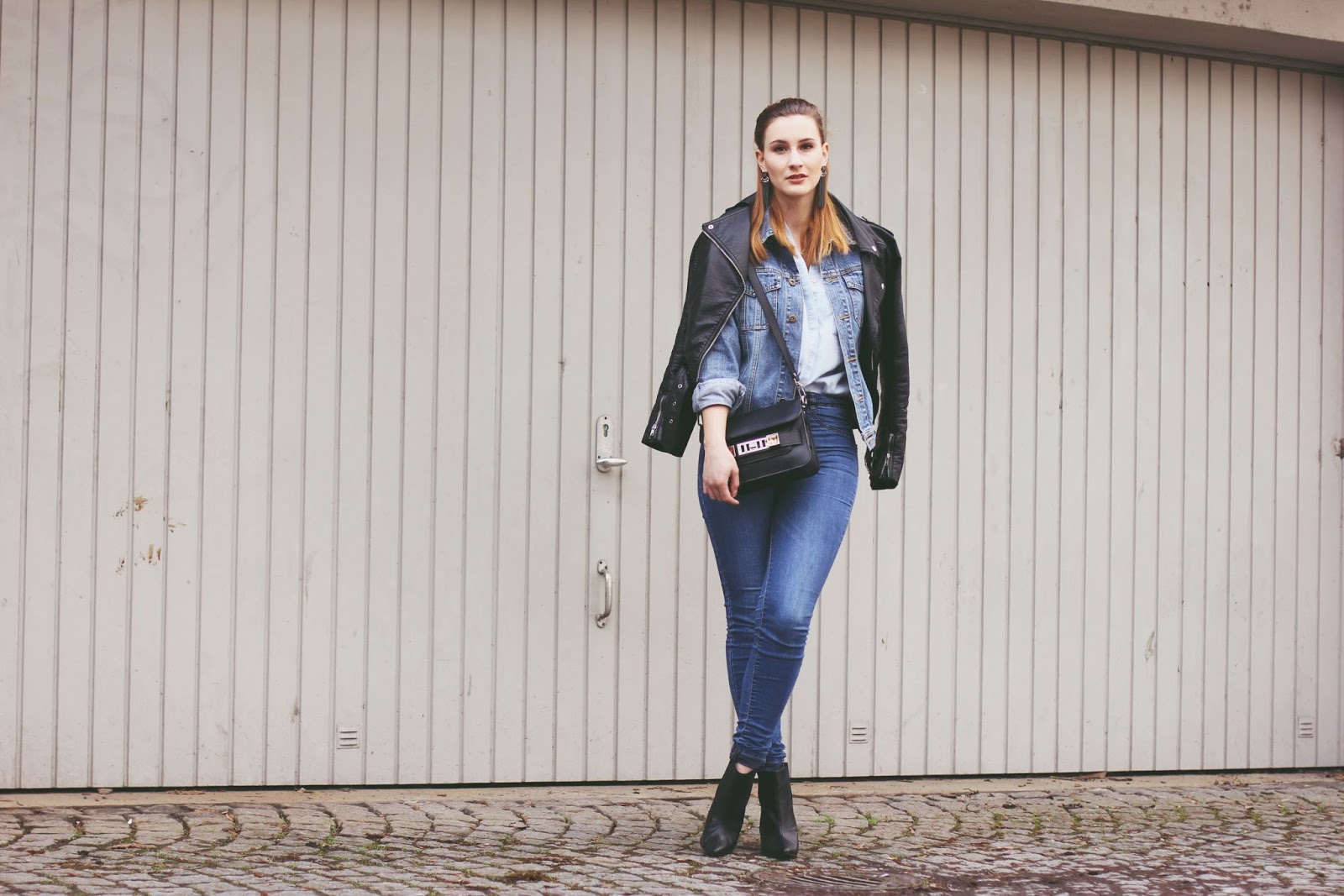 outfit full denim look