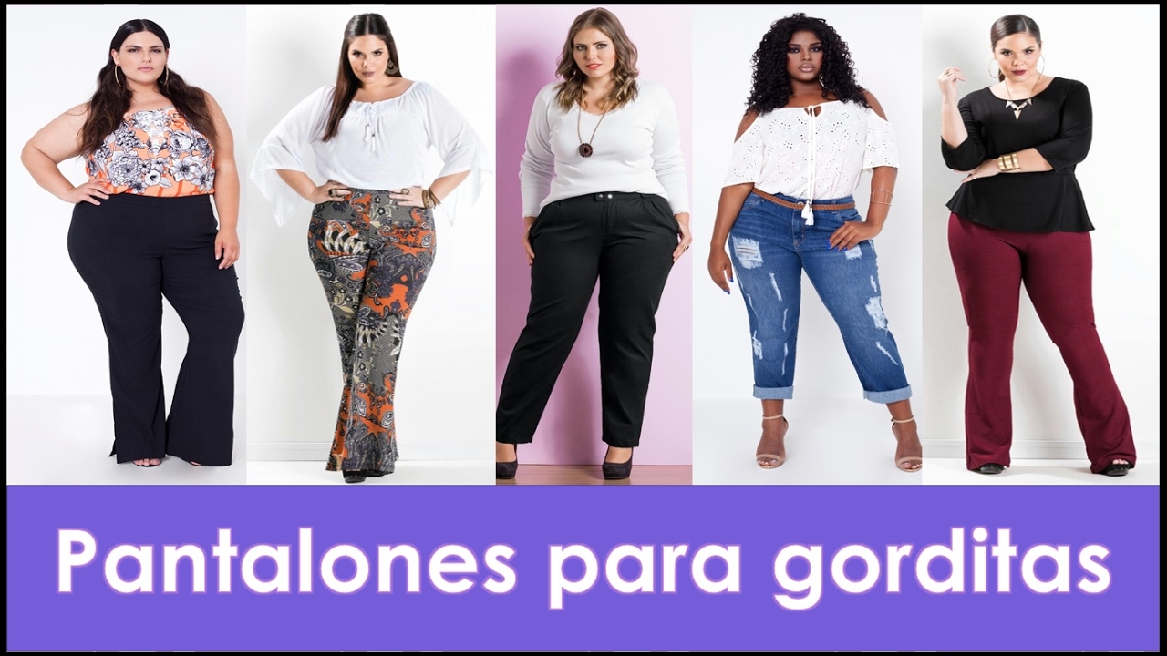 pantalones para gorditas