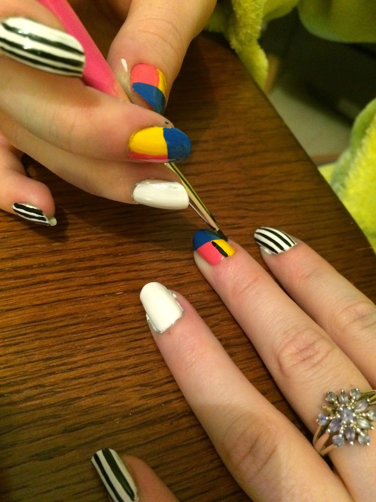 Nailing It Halloween Nails 1 Jack And Sally Smashleighjayne