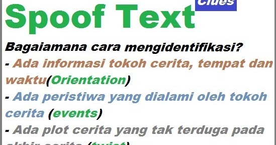 7 Contoh Spoof Text Cerita Lucu Bahasa Inggris - Guru Khursus