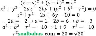 pgs lingkaran diketahui gradien pgs lingkaran diketahui gradien