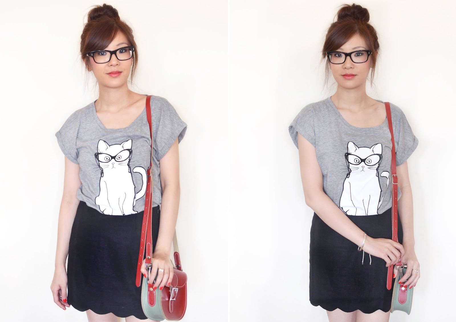 fashion blog uk, styling a grey tshirt, grey tshirt with black skirt fashion blog uk, styling a grey tshirt, grey tshirt with black skirt