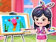 Baby Hazel Artist Dressup is a free online game for girls on GamesGirlGames.com. Give Baby Hazel an artist makeover in the fun dress up game. Dozens of trendy costumes, hairstyles, hair accessories and shoes to dress up Hazel. Customize the outfits and accessories as per your fashion taste to give a hot new look to her. Two enchanting backgrounds, take your pick. Don't forget to give paint brush and palette to darling Hazel.