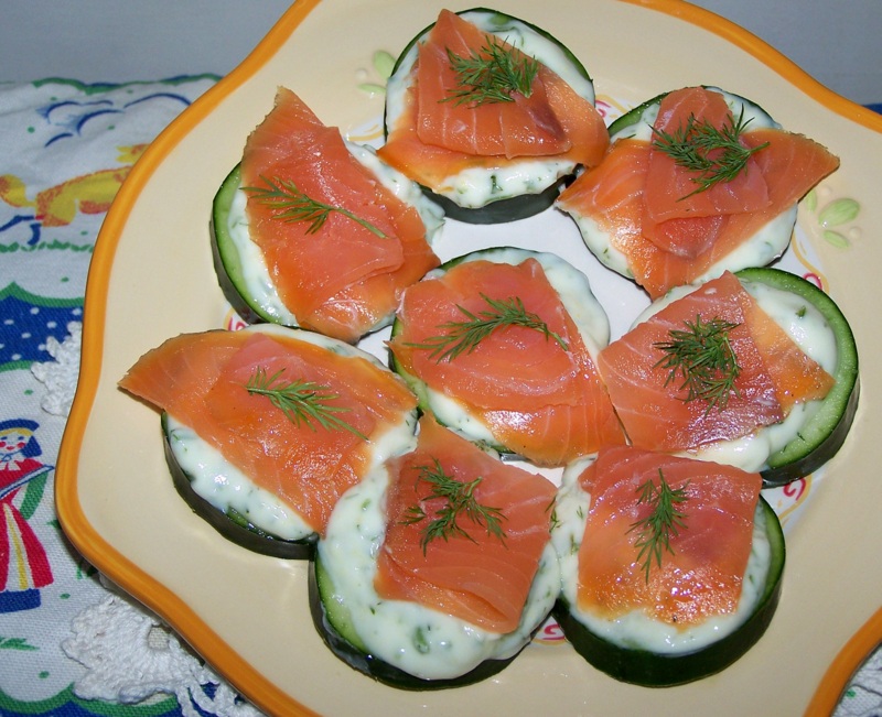 Smoked Salmon and Cucumber Canapés Meal Planning Maven