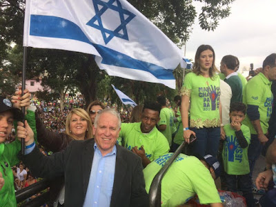 Evangélicos mostram apoio a Israel durante a Marcha Coisas Judaicas
