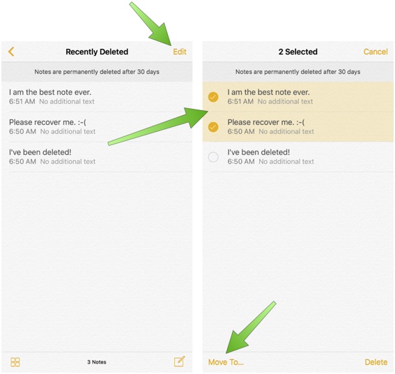 How to Recover Deleted Notes on your iPhone and iPad iOS Tips and Tricks