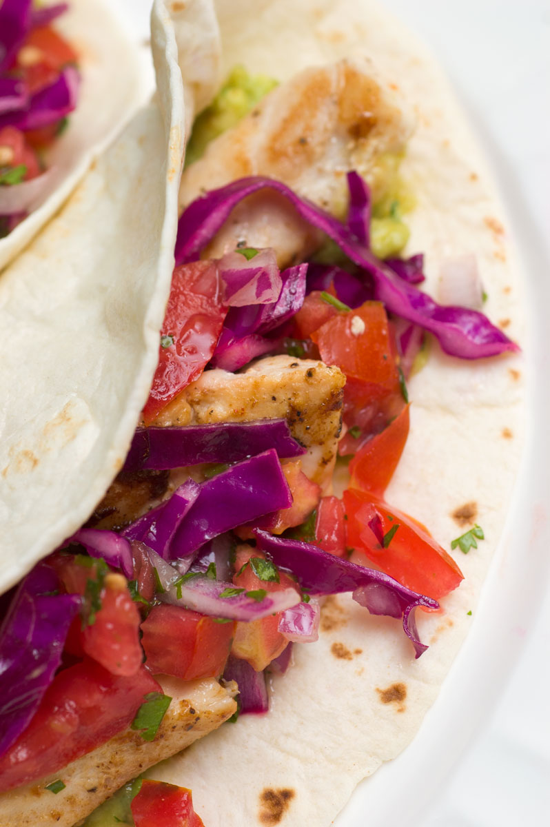Fish Tacos with PanSeared MahiMahi