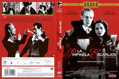 La Pimpinela Escarlata | 1934 | The Scarlet Pimpernel | Cover, caratula, Dvd