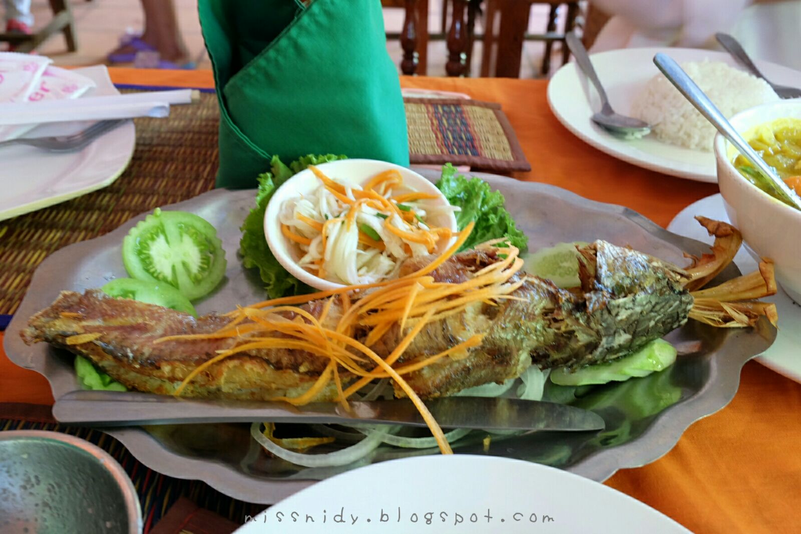 lunch around angkor wat complex siem reap