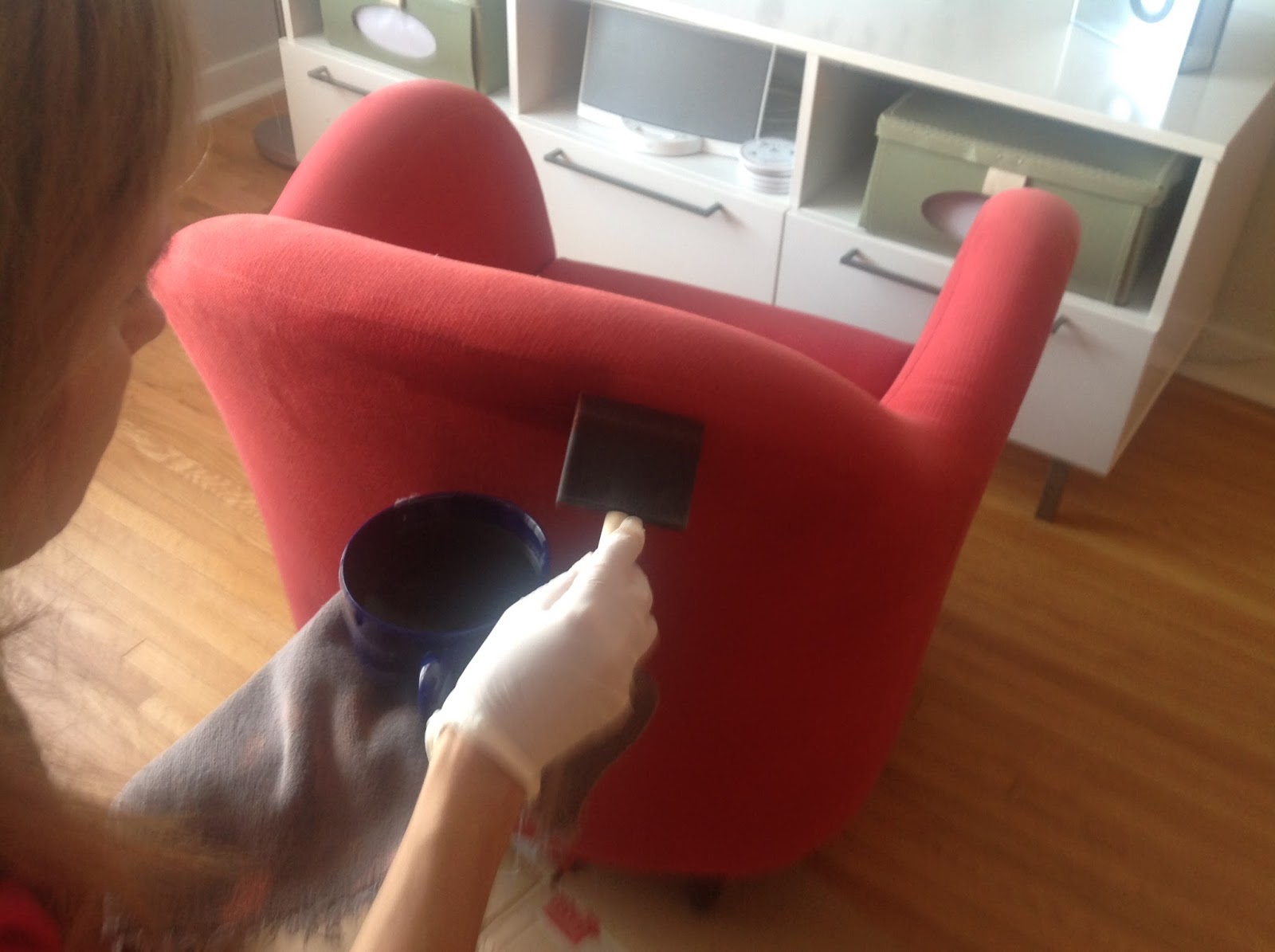 Renov8or Chair Makeover Oh Yes You Can Paint Upholstery