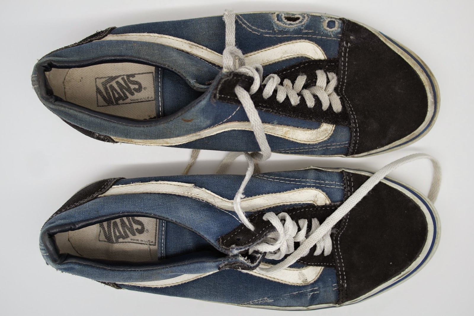 theothersideofthepillow: vintage VANS style #36 white on ...