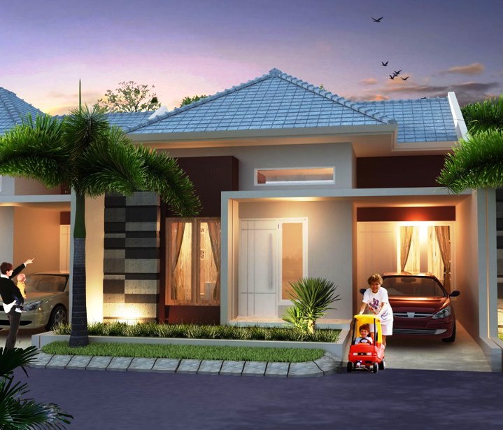 Desain Rumah 1 Lantai Type 45 Modern Desain Rumah 1 Lantai Type 45 Modern