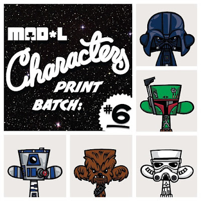 Mad*l Characters Print Series Star Wars Themed Batch 6 by MAD - Darth Vader, Boba Fett, Stormtrooper, Chewbacca & R2-D2