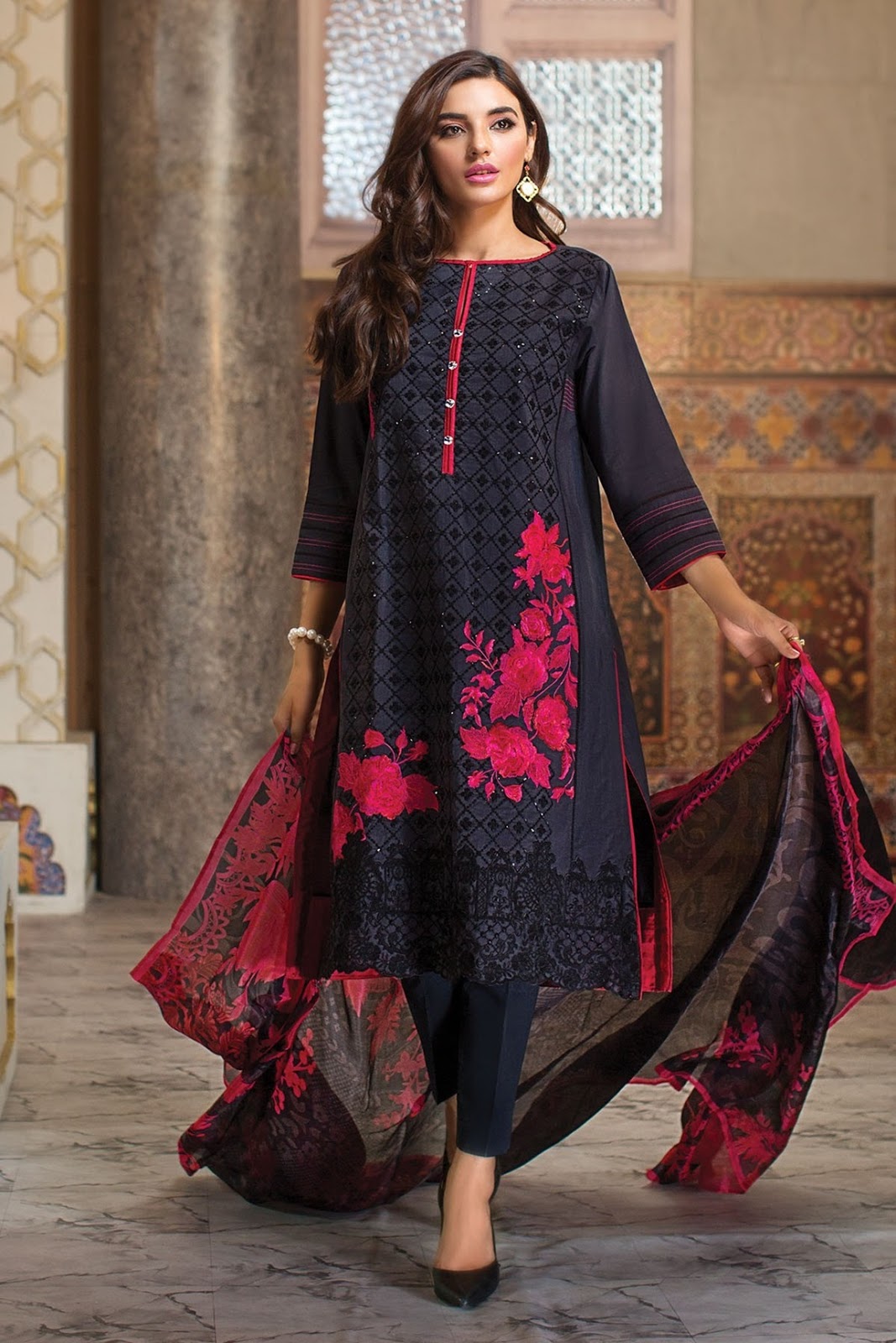 Origins Latest Stylish Eid Ul Azha Embroidered Dresses 2017-18 ...