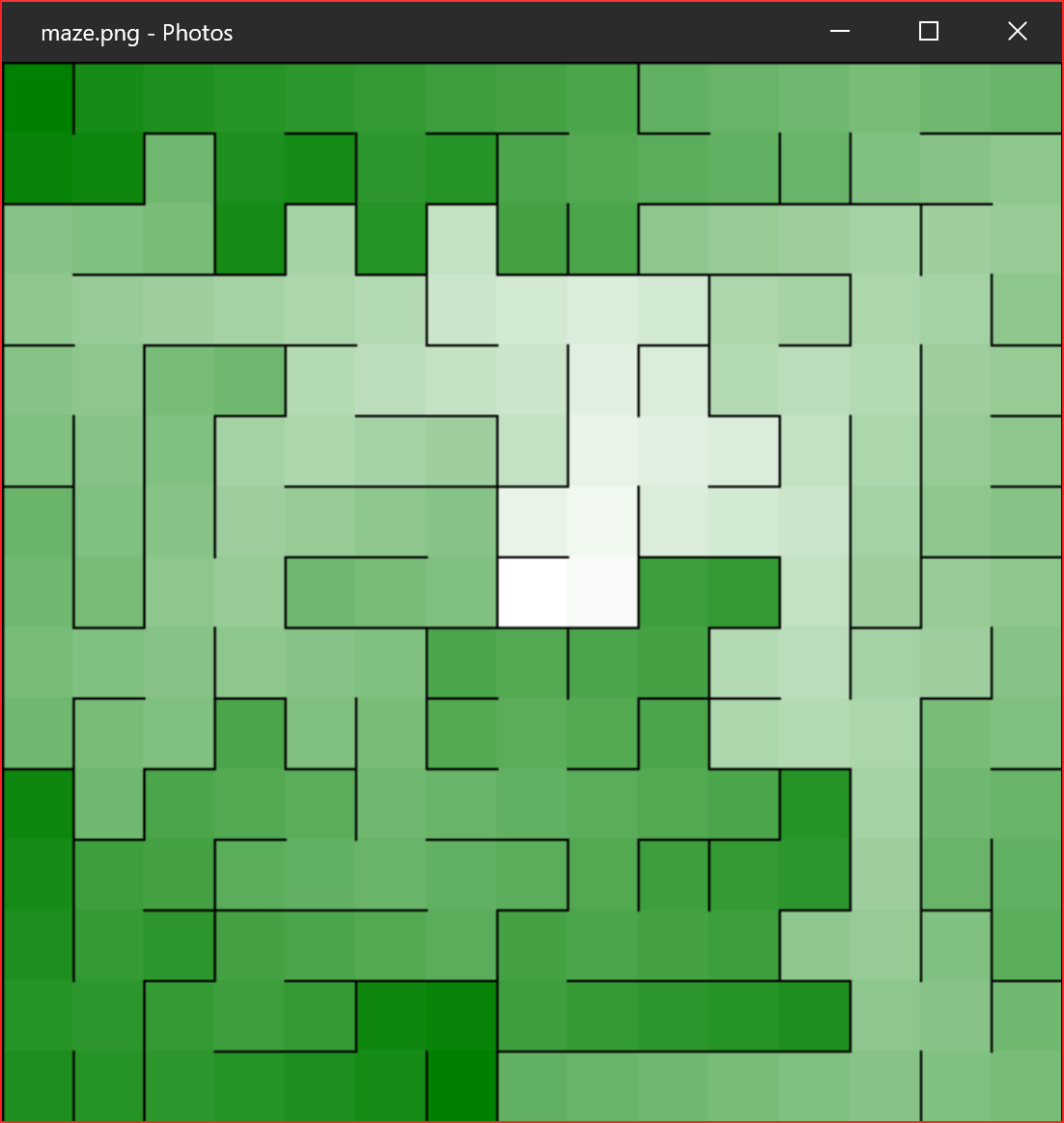 Jeremy Bytes: More Maze Programming: A Non-Biased Algorithm