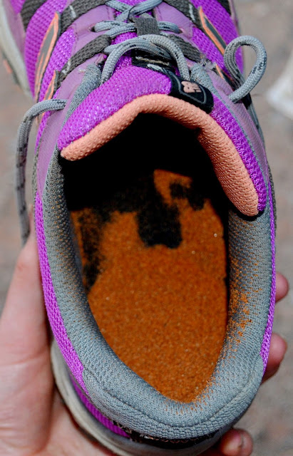 Sand inside shoes after climbing Dune 45 in Sossusvlei