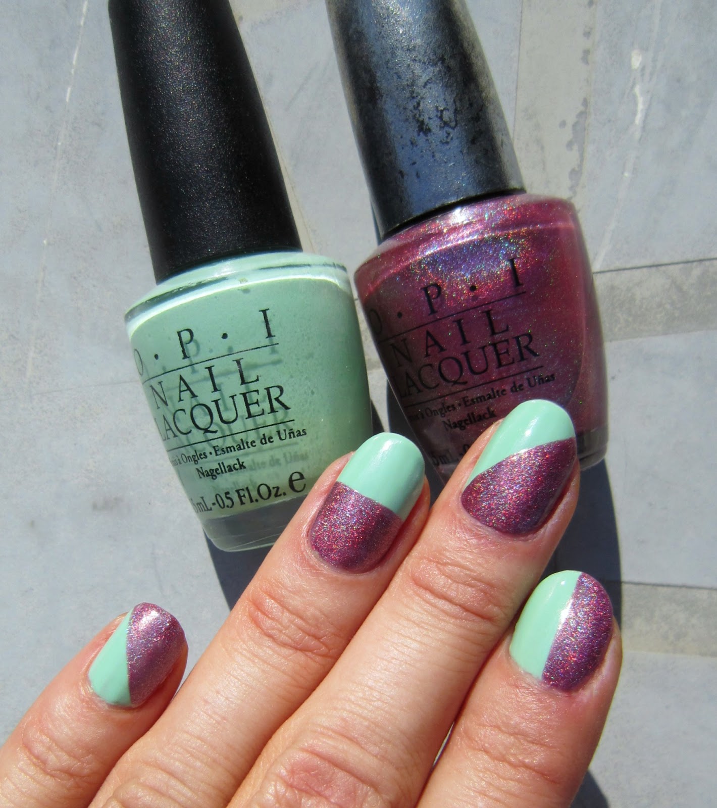 Quick Geometric Nail Art With OPI