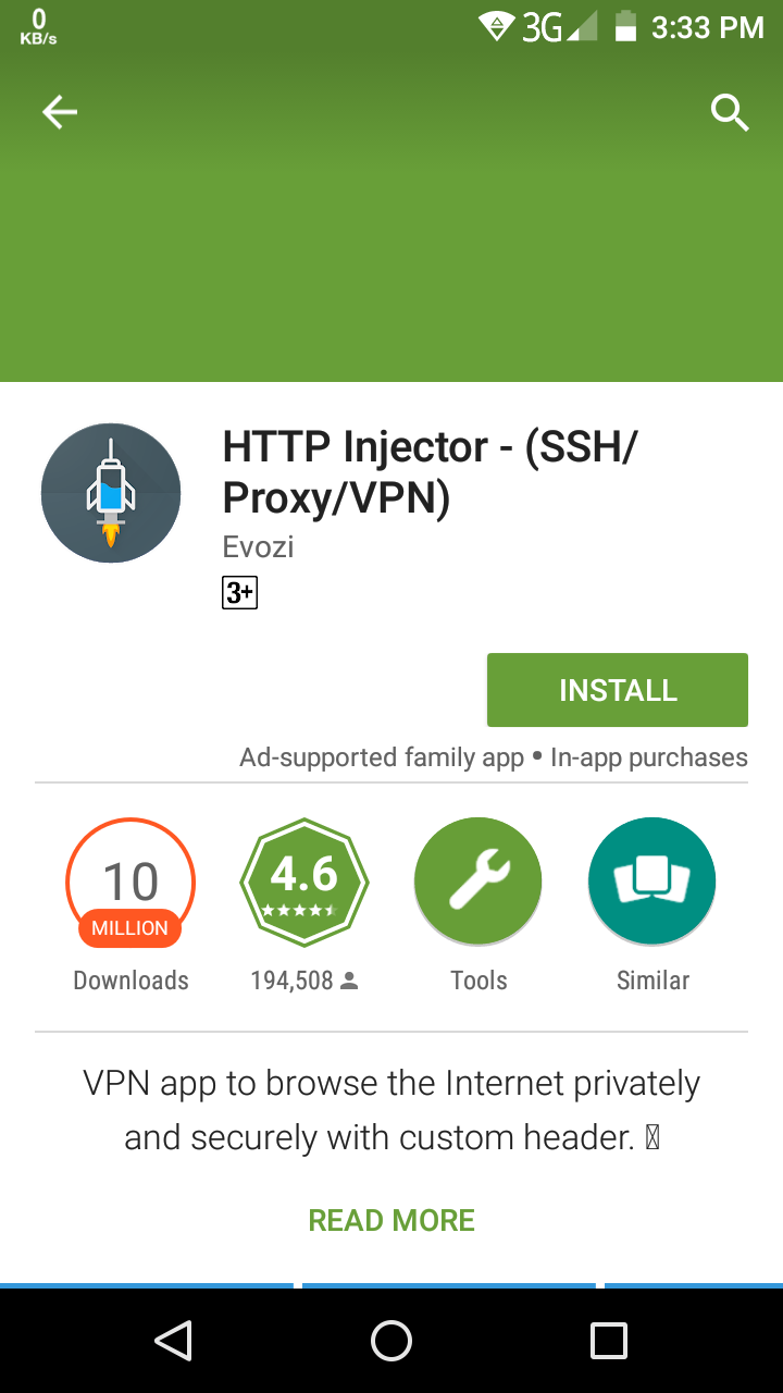 Best Way To Create HTTP Injector Config and Settings