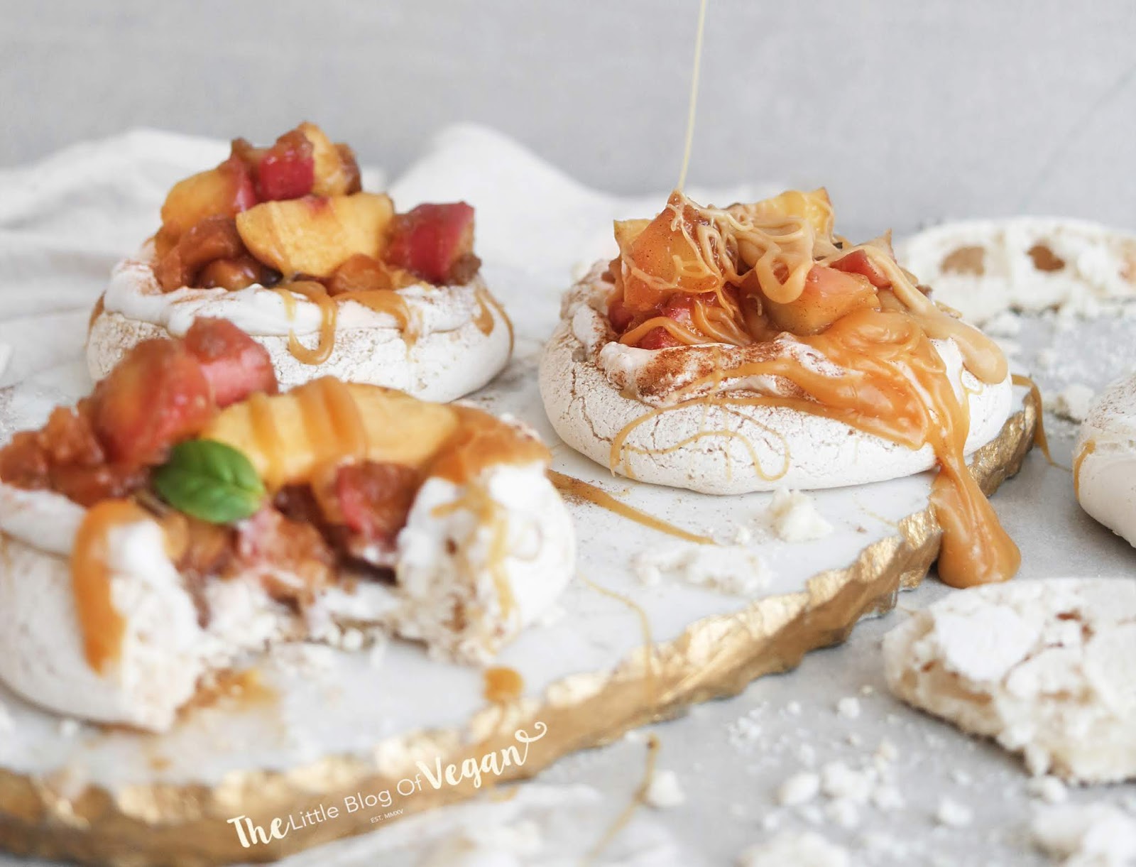 Caramel apple pavlova recipe The Little Blog Of Vegan