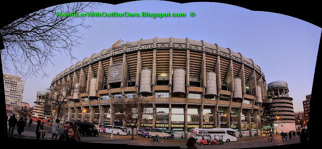 Panorama, Santiago Bernabeu Stadium, Madrid, Spain