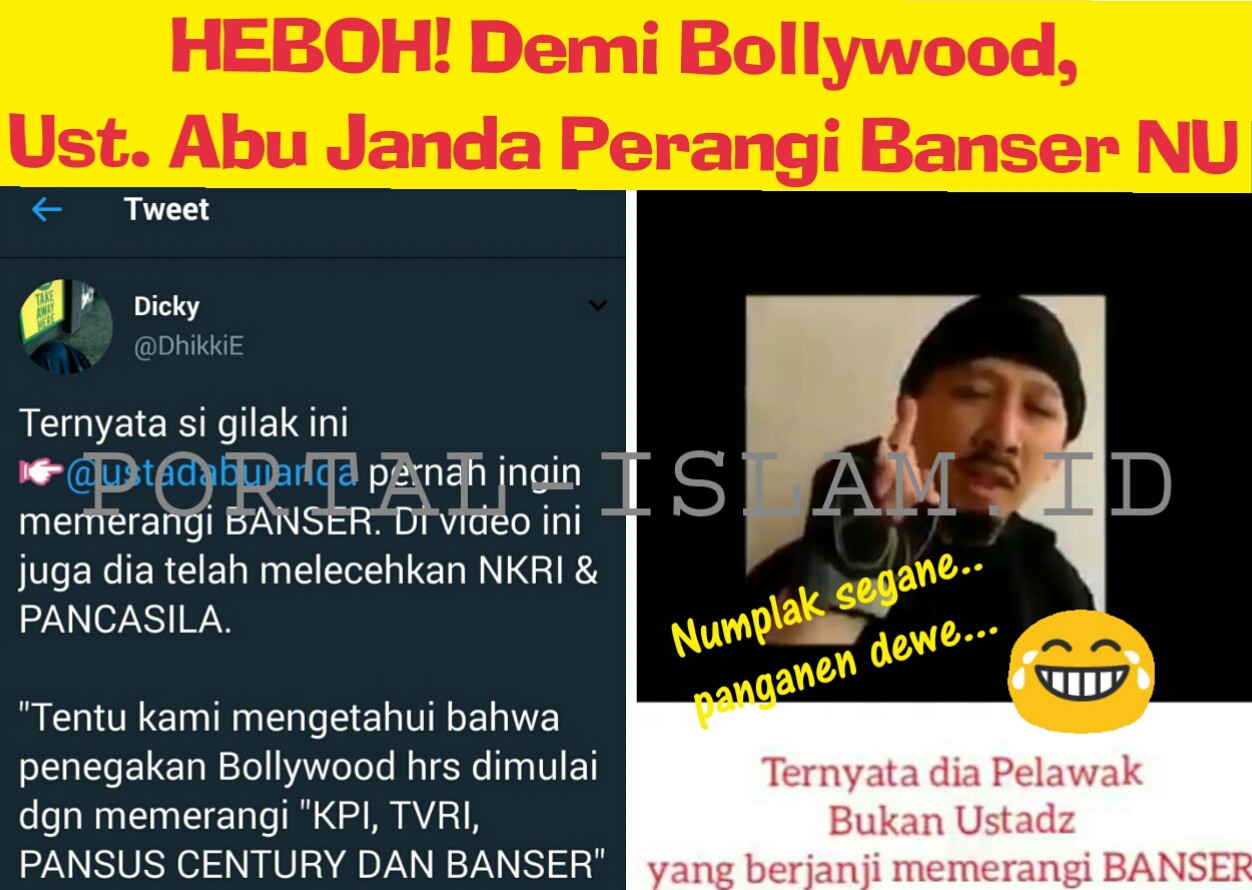 TERBONGKAR! Ust. Abu Janda Ternyata Ingin PERANGI Banser TERBONGKAR! Ust. Abu Janda Ternyata Ingin PERANGI Banser