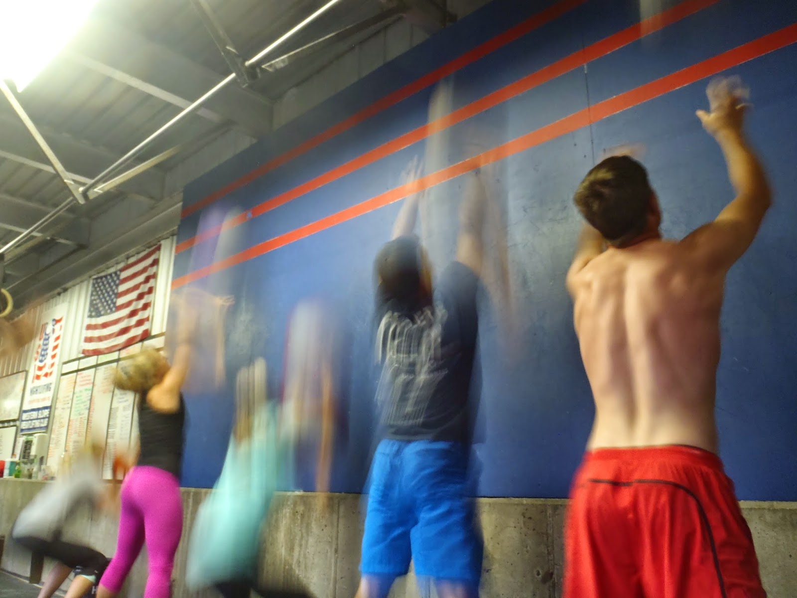 Telluride CrossFit Strict Pullups vs. Wall Ball Shots