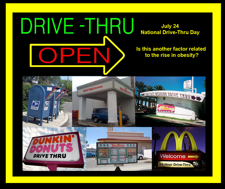 Wellness News at Weighing Success July 24, National DriveThru Day The
