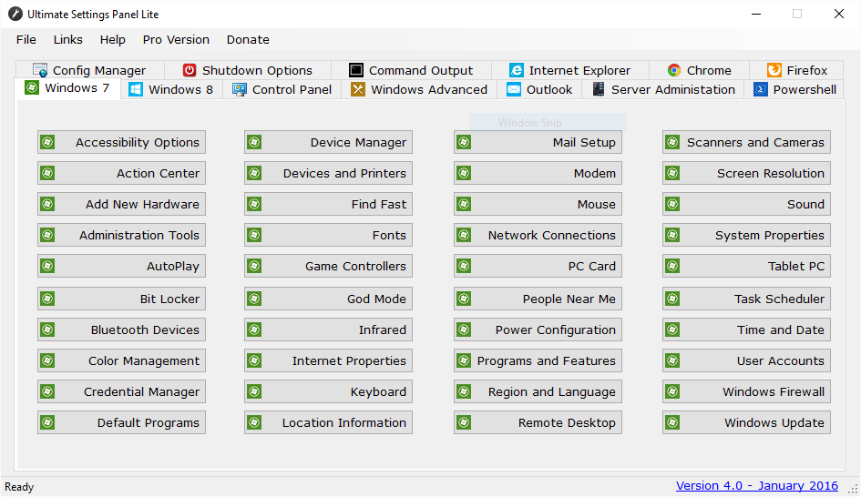 Ultimate Settings Panel Lite