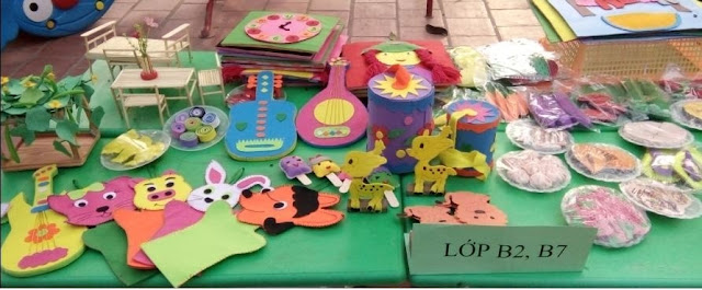 đồ dùng đồ chơi sáng tạo cho trẻ mầm non