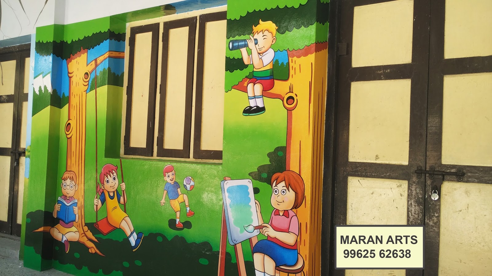 kids wall art play school kids wall painting maran arts9962562638