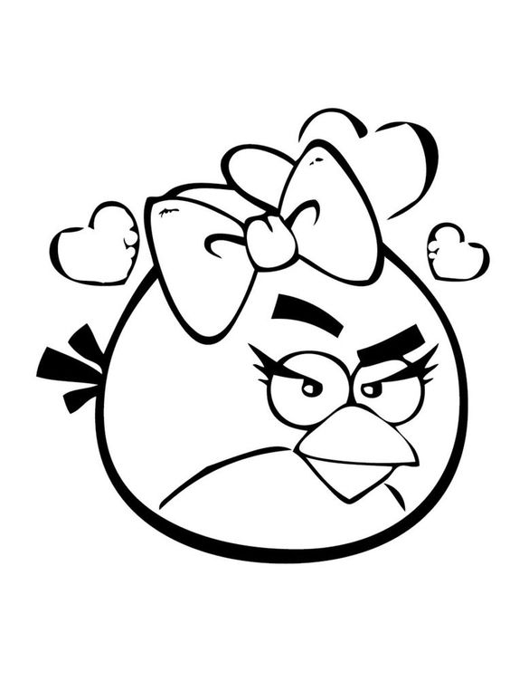 Tranh tô màu Angry Birds 23