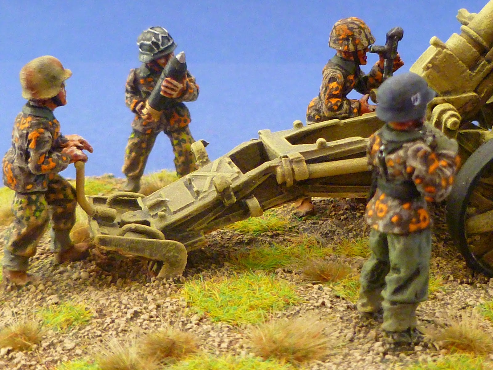 Figurine Soldat Allemand Artilleur Seconde Guerre Mondiale 1/16 - Résine Haute Qualité, à Peindre