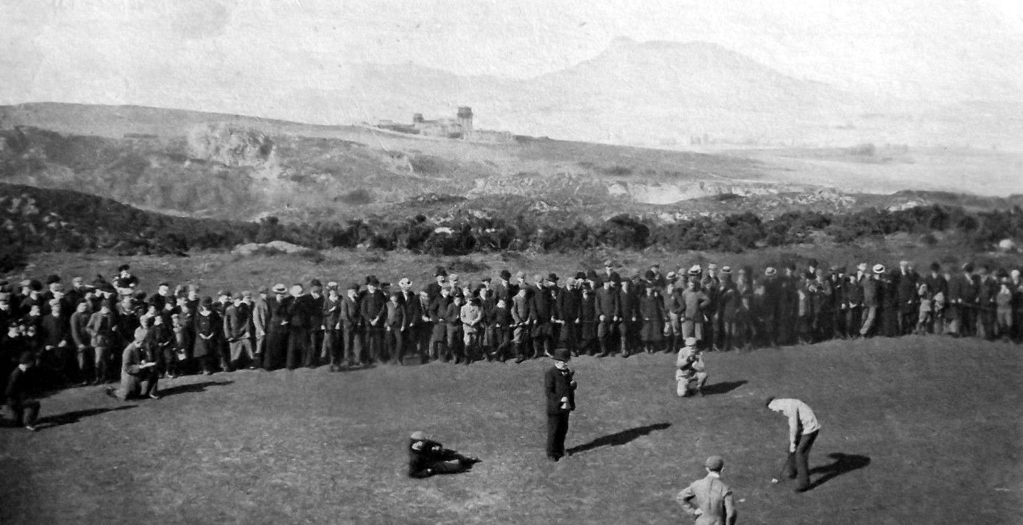 Tour Scotland Old Photographs Golfers Braid Hills Golf Course