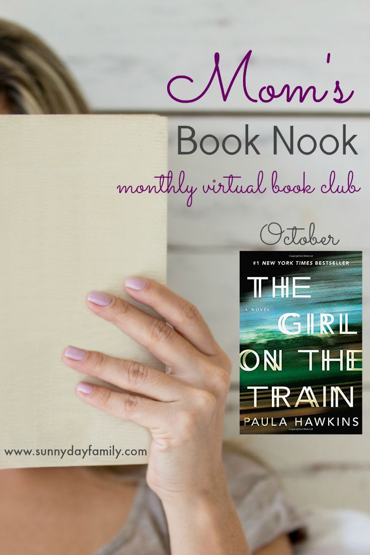 Join our monthly online book club! In October, we're discussing The Girl on the Train by Paula Hawkins. Read it then join us on Facebook to chat!