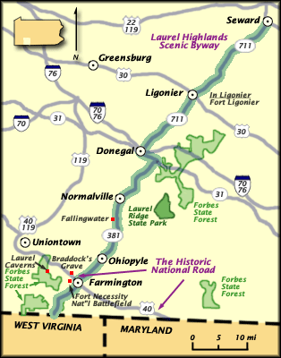 Laurel Highlands Conservation Landscape Initiative: Driving Tours