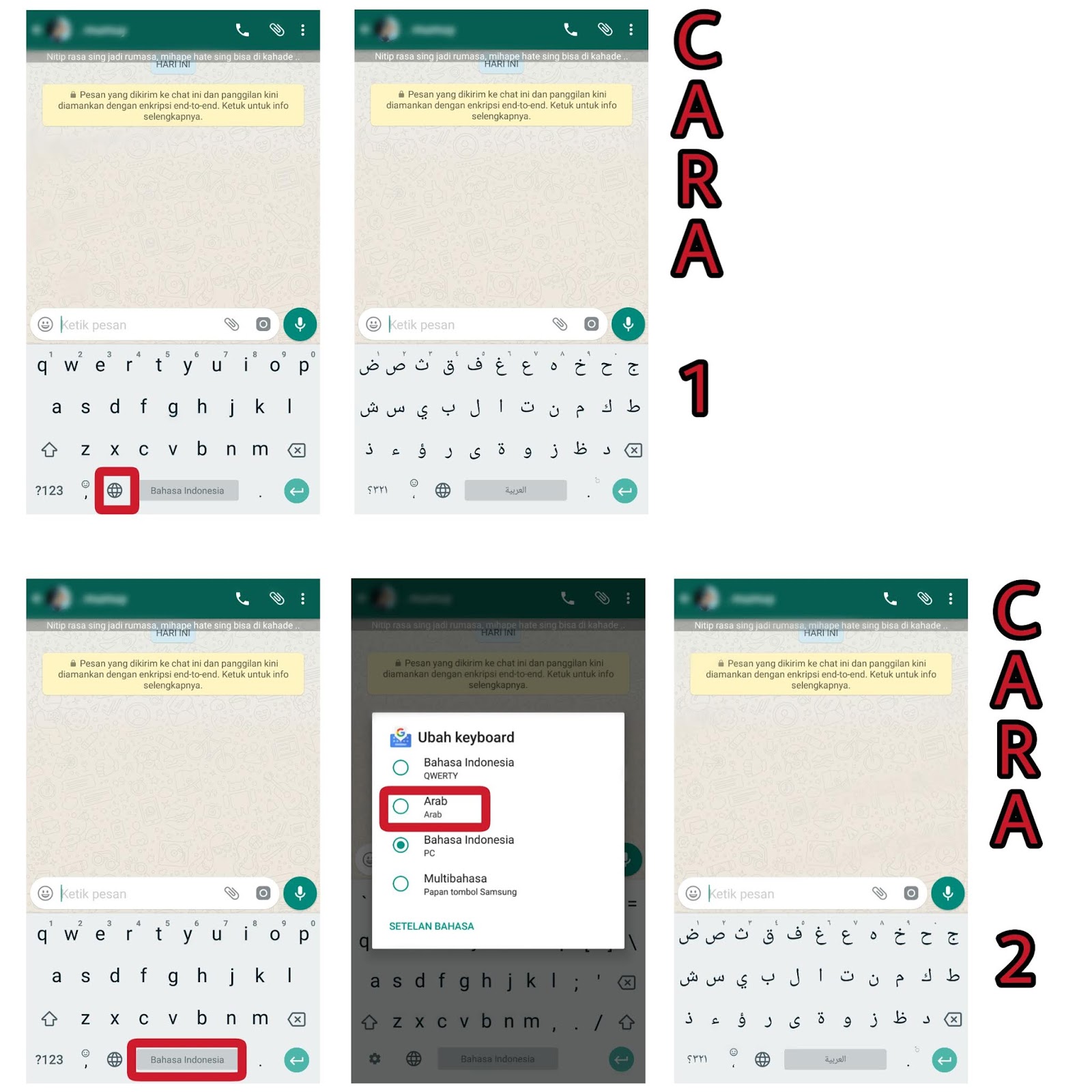 mengatur keyboard android
