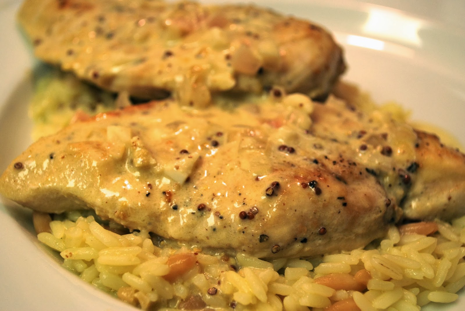 Chicken with Shallot and Mustard Cream Sauce Bevy Richmond