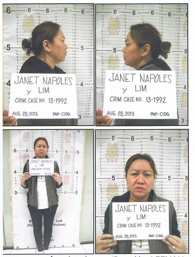 Napoles Mugshot Photos Arrested For Pork Barrel Scam Pinas Watcher