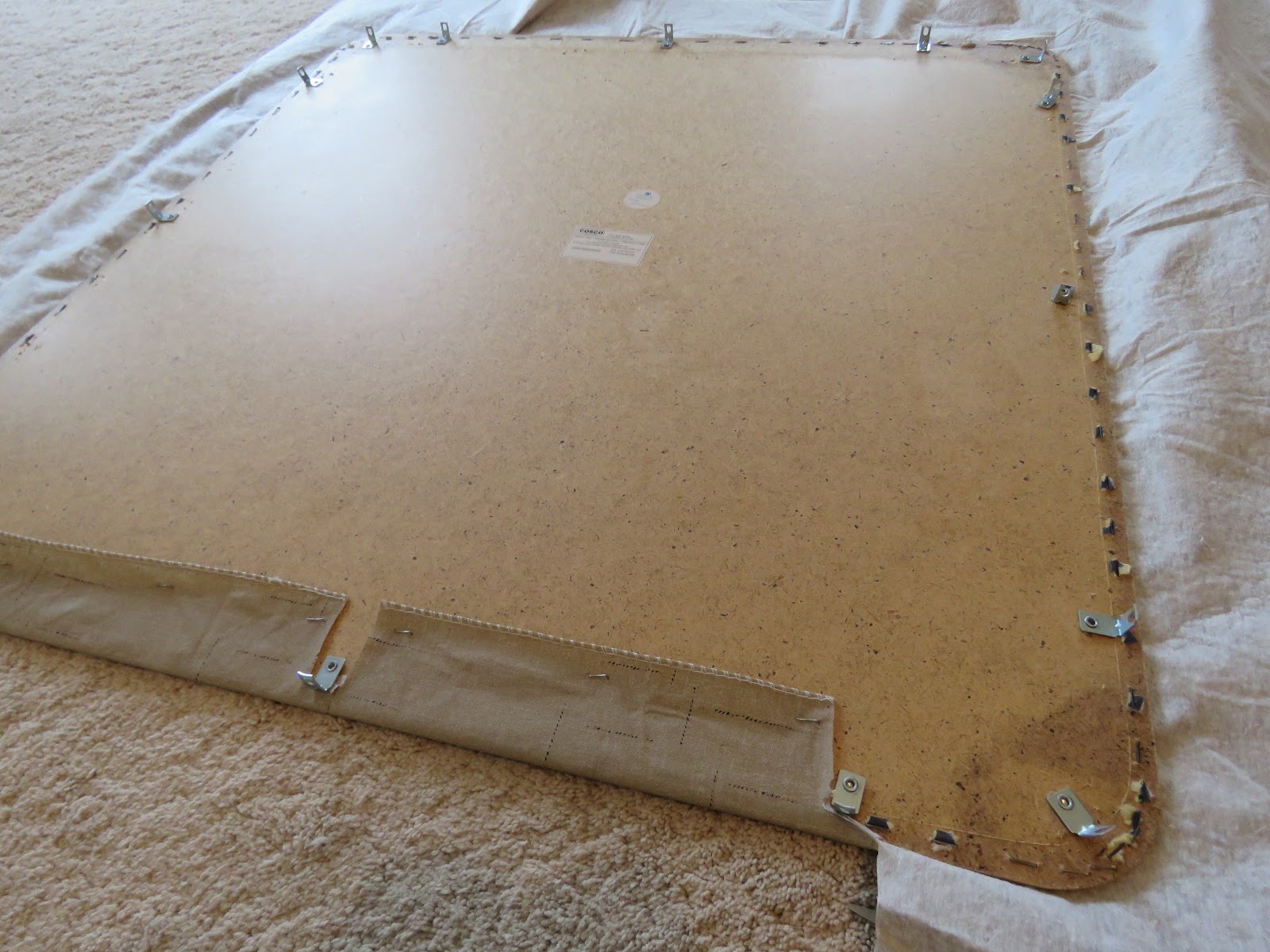 Recovering An Old Card Table And Making It Usable Again